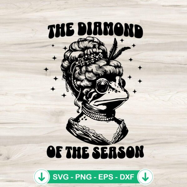 Bridgerton The Diamond Of The Season SVG file for cricut