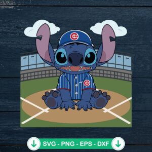 mockup-84006.jpg Cute Stitch Chicago Cubs SVG file for Cricut cutting machine