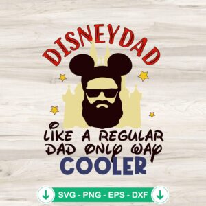 mockup-84019.jpg Disney Dad Like A Regular Dad SVG file for cricut cutting
