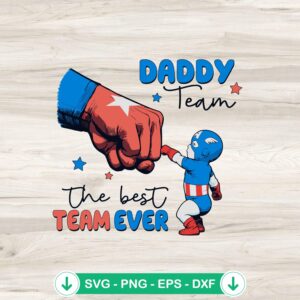 mockup-84256.jpg Super Man Daddy Team SVG file, cutting file for Cricut