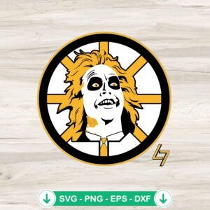 mockup-84296.jpg Beetlejuice Boston Bruins Hockey SVG file for Cricut