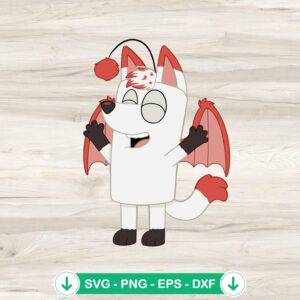 mockup-84299.jpg Bluey Girl Dracula SVG file for cutting machine