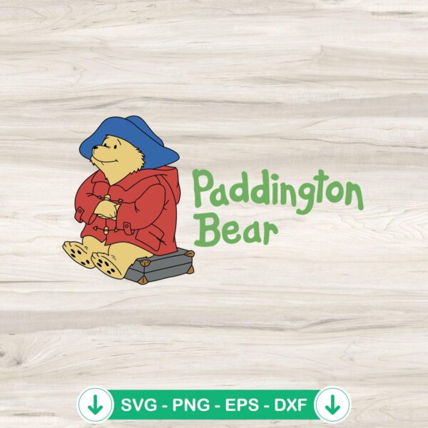 Paddington Bear SVG file for cutting machine projects