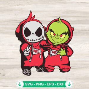 mockup-84429.jpg Jack Skellington Grinch KC Chiefs SVG file, cutting file