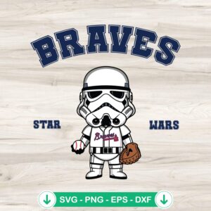 mockup-84493.jpg Stormtrooper Atlanta Braves Baseball SVG file for Cricut