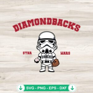 mockup-84500.jpg Stormtrooper Diamondbacks Baseball SVG file for Cricut