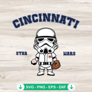 mockup-84523.jpg Stormtrooper Cincinnati Reds Baseball SVG file for Cricut