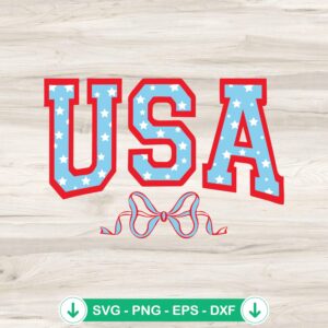 mockup-84532.jpg Coquette USA 4th of July Bow SVG file for cutting machines