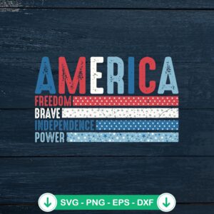 mockup-84677.jpg America Freedom Brave Independence SVG file for Cricut cutting machine