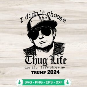 mockup-85022.jpg Thug Life Trump SVG file for Cricut and cutting projects