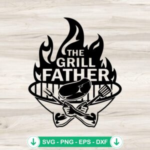 mockup-85669.jpg Grill Dad Black Panther SVG cutting file for DIY projects