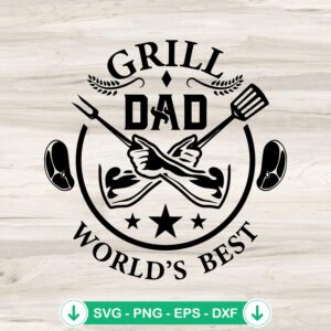 mockup-85672.jpg World's Best Grill Dad SVG file for Cricut cutting machine