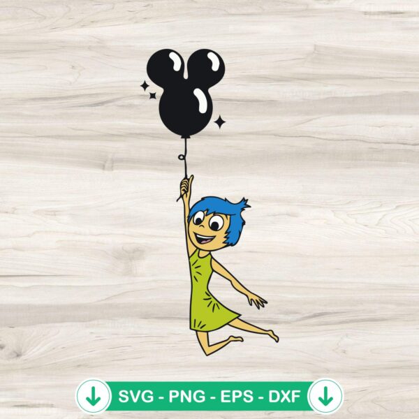 Inside Out 2 Joy SVG file for Cricut cutting machine