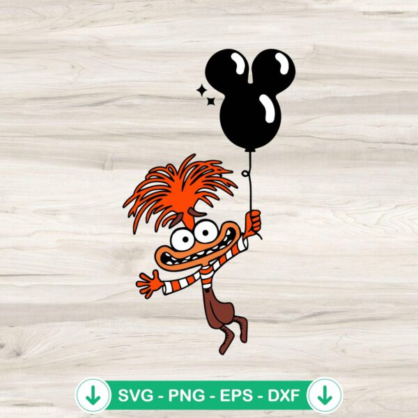 Inside Out 2 Anxiety SVG file, Cricut cut file for DIY crafts