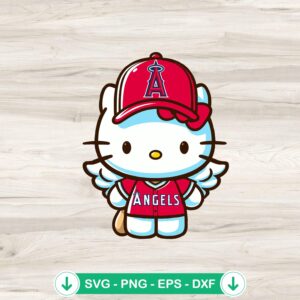 mockup-86003.jpg Hello Kitty LA Angels SVG file, cute kitty with angel wings, cricut svg, cutting file