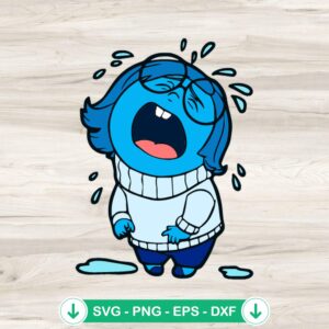 mockup-86921.jpg Sadness Inside Out SVG file for Cricut, cutting file for DIY