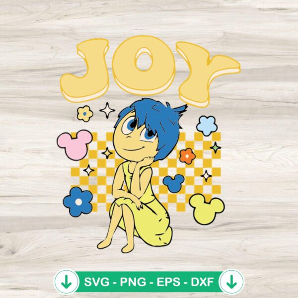 Joy Inside Out 2 SVG file for cricut, cutting file for DIY crafts