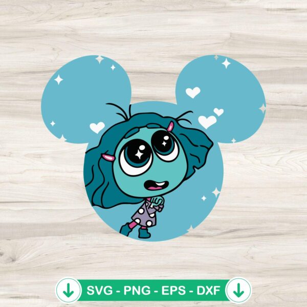 Envy Inside Out 2 Mouse Ears SVG file for cutting machines