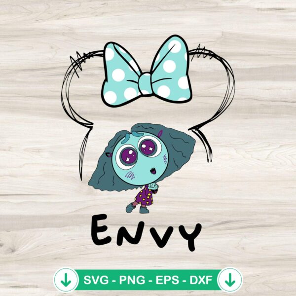 Envy Inside Out 2 Mickey Ears SVG file, cricut svg cutting file