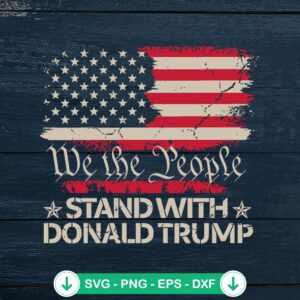 mockup-89312.jpg Stand With Trump SVG file for cutting machines
