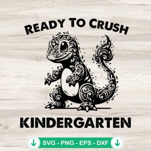 Charmander Back To School SVG file for Cricut cutting machine