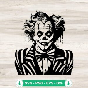 Beetlejuice Horror Movie SVG file for Cricut cutting machine