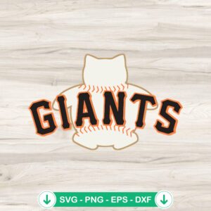 San Francisco Giants Snorlax svg file - cricut svg cutting file