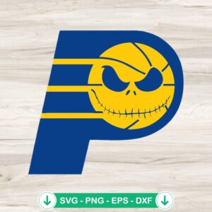 Indiana Pacers Jack Skellington SVG file for cutting machine