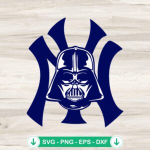 mockup-90971.jpg Darth Vader New York Yankees logo svg file for cutting machine