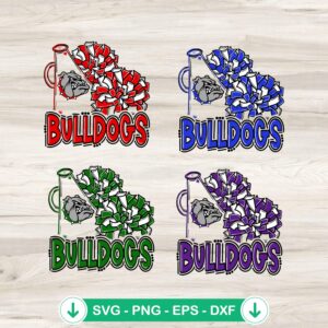 mockup-92772.jpg Bulldogs cheer svg file for cutting machines and DIY
