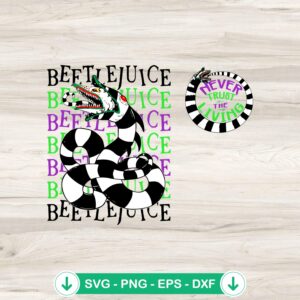 Beetlejuice 2 design svg bundle for cricut cutting file