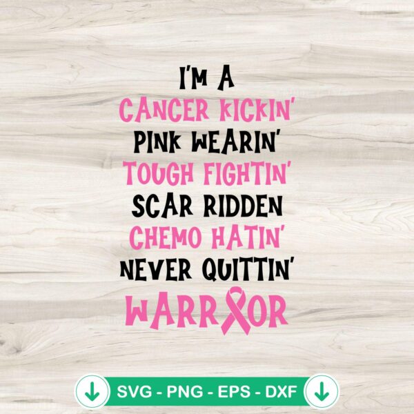 Breast Cancer is Boo Sheet SVG file for Cricut cutting machine