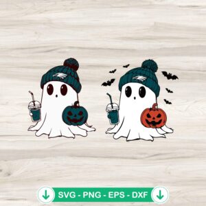 mockup-92859.jpg Bougie Ghost Kansas City Chiefs Hat SVG file for cutting machines