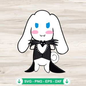 mockup-92934.jpg Cute Cinnamoroll Jack Skellington SVG file for cutting machine