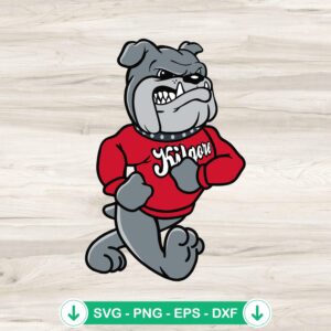 mockup-92937.jpg Vintage Bulldog Mascot SVG file for Cricut and cutting machines