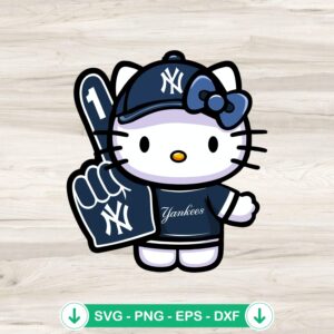 mockup-93636.jpg New York Yankees Hello Kitty SVG file for cutting machines