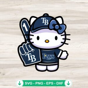 mockup-93718.jpg Tampa Bay Rays Hello Kitty SVG file, cricut cut file