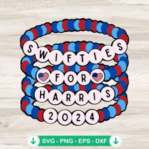 Swifties For Kamala Harris 2024 SVG file for cutting machines