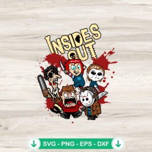 mockup-93786.jpg Insides Out Halloween Horror Characters SVG file for Cricut