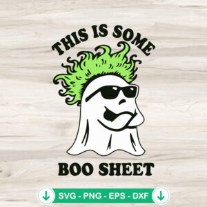 Beetlejuice Ghost SVG file for cutting machine, Halloween theme