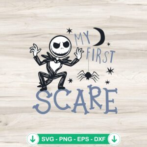 Little Jack Skellington Halloween SVG file for cutting machine