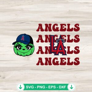 mockup-94680.jpg Grinch Face LA Angels Baseball SVG file for Cricut and Silhouette