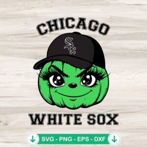 mockup-94814.jpg Grinch Chicago White Sox baseball svg file, cricut svg cut file