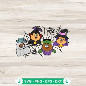 Spooky Nuggets Halloween SVG file for cutting machines