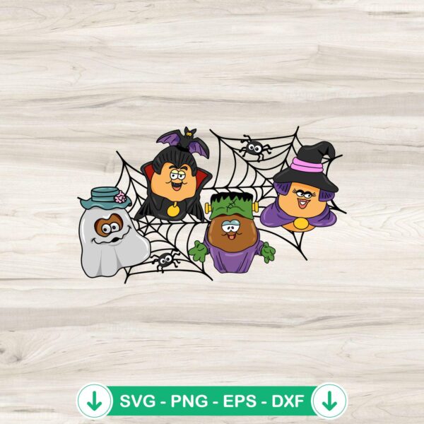 Spooky Nuggets Halloween SVG file for cutting machines