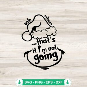 Grinch Face SVG file for Cricut cutting projects