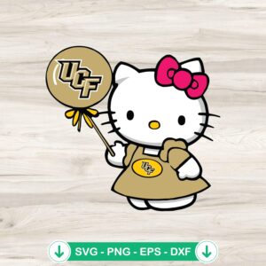 mockup-95968.jpg UCF Knights Hello Kitty SVG file for cutting machines