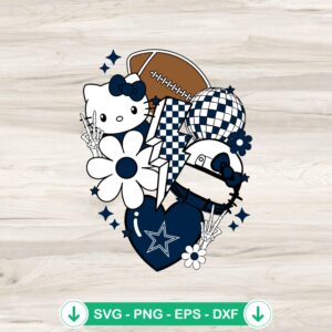 mockup-96659.jpg Dallas Cowboys Kitty NFL SVG file, cricut svg cutting file