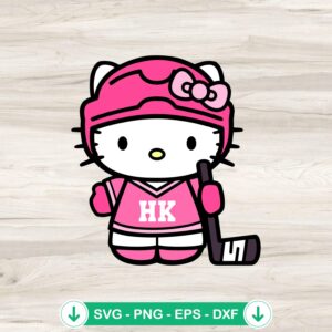 mockup-97209.jpg Pink Hello Kitty Hockey SVG file for Cricut cutting machine