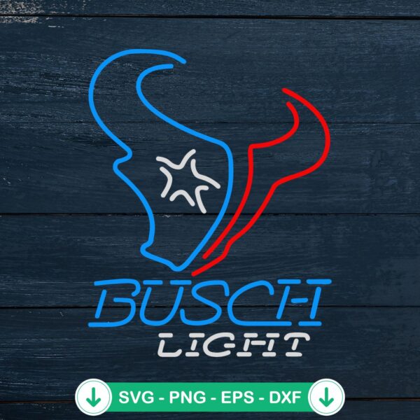 mockup-97470.jpg Houston Texans Busch Light neon logo svg file for cutting machine